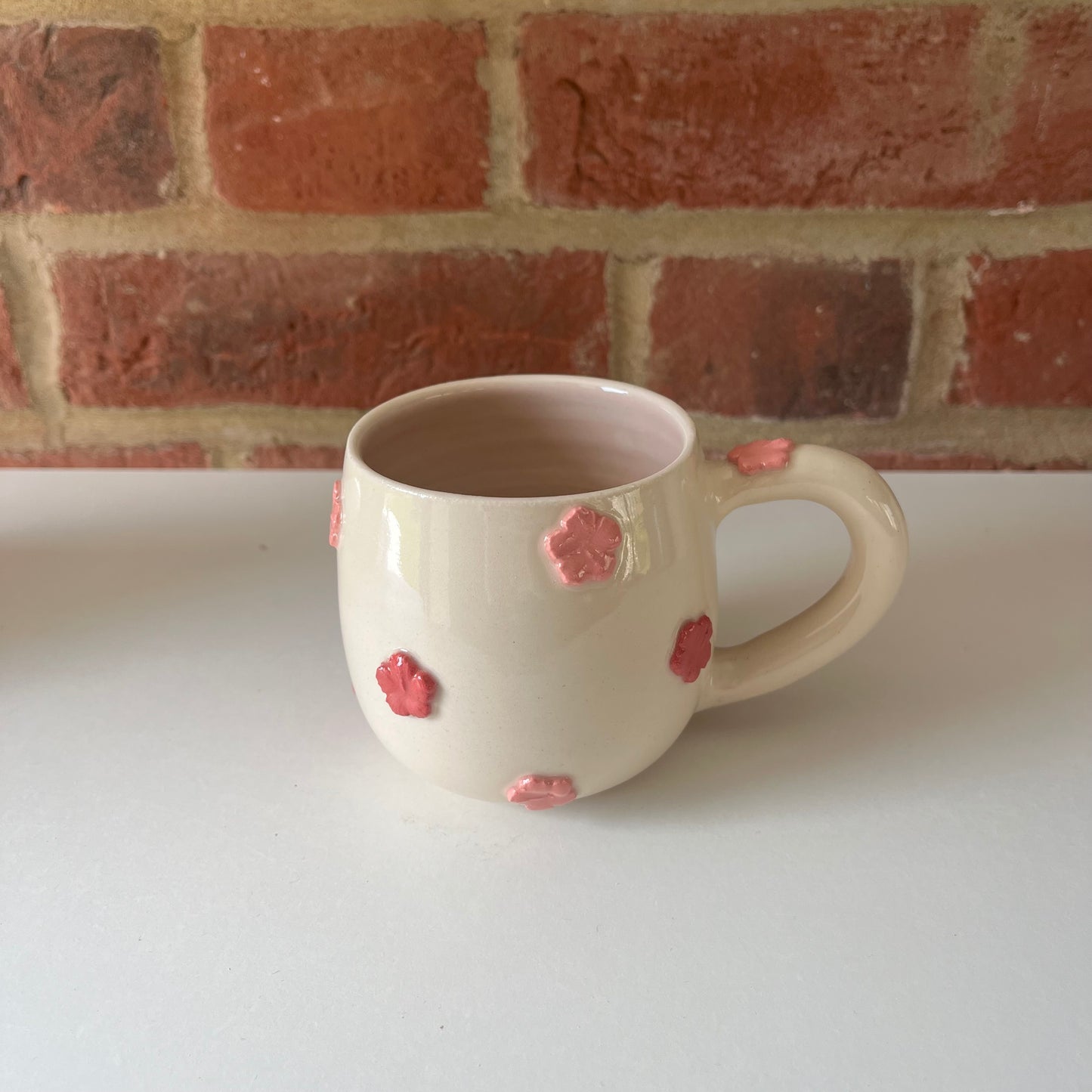 imperfect Hibiscus mug