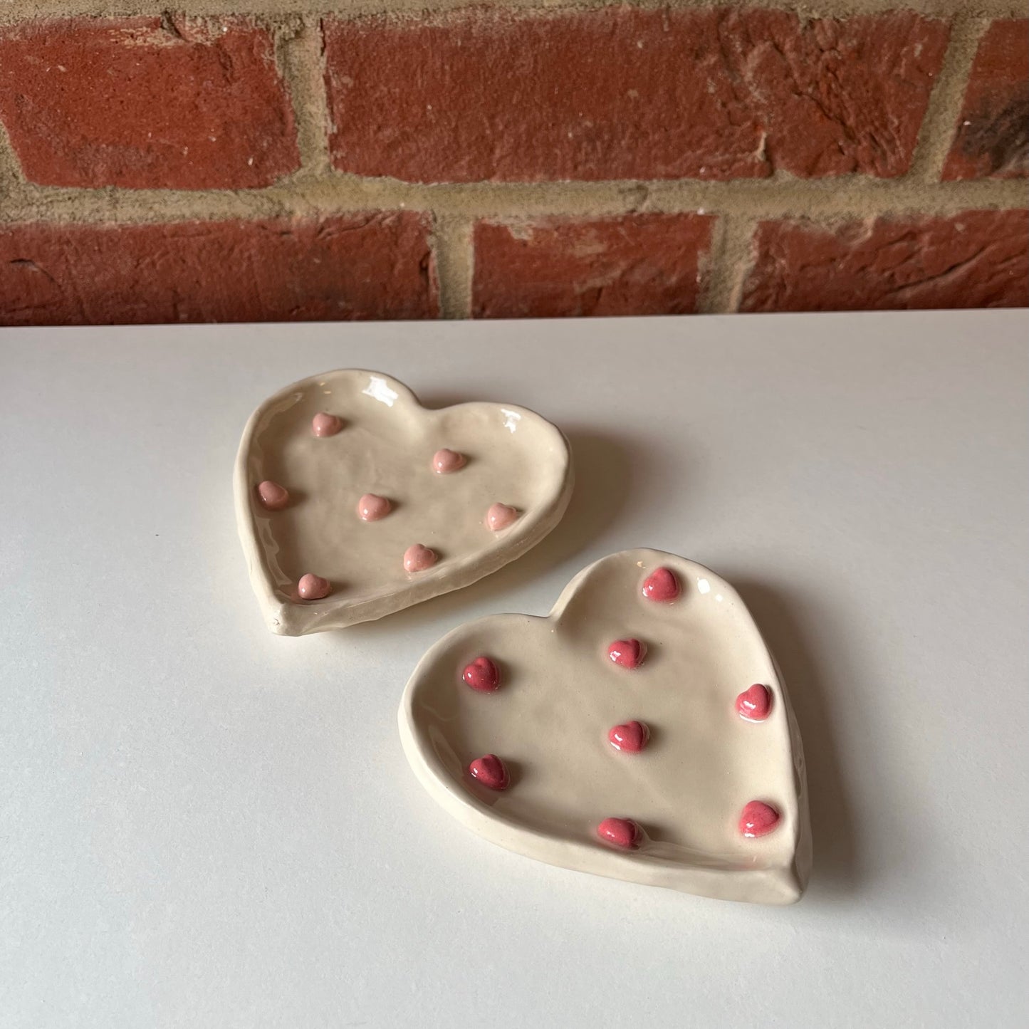 Imperfect Puffy Hearts Heart Trinket Dish
