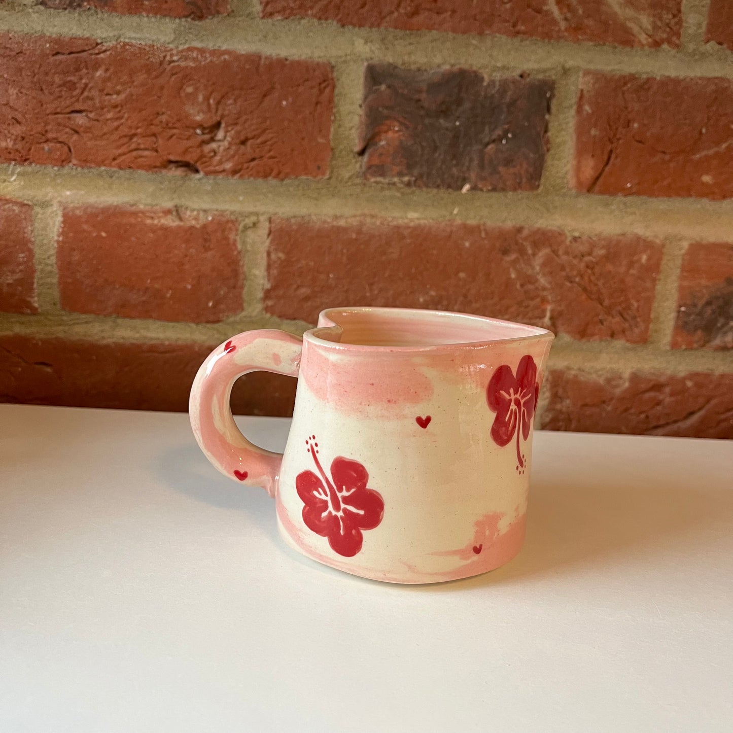 Hibiscus Swirl Mug