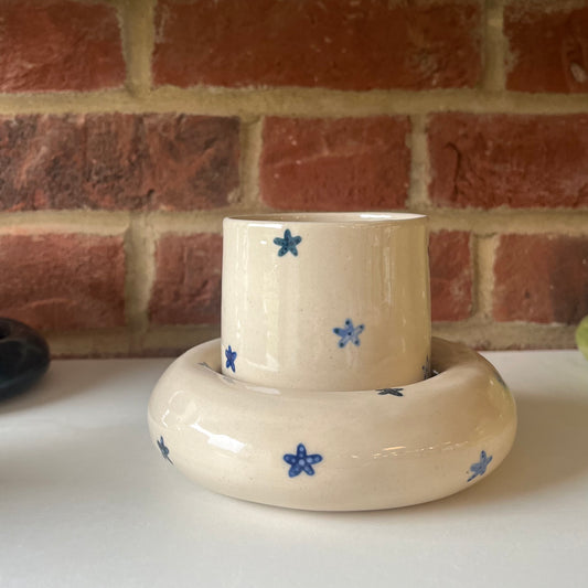 Starfish bubble cup and saucer