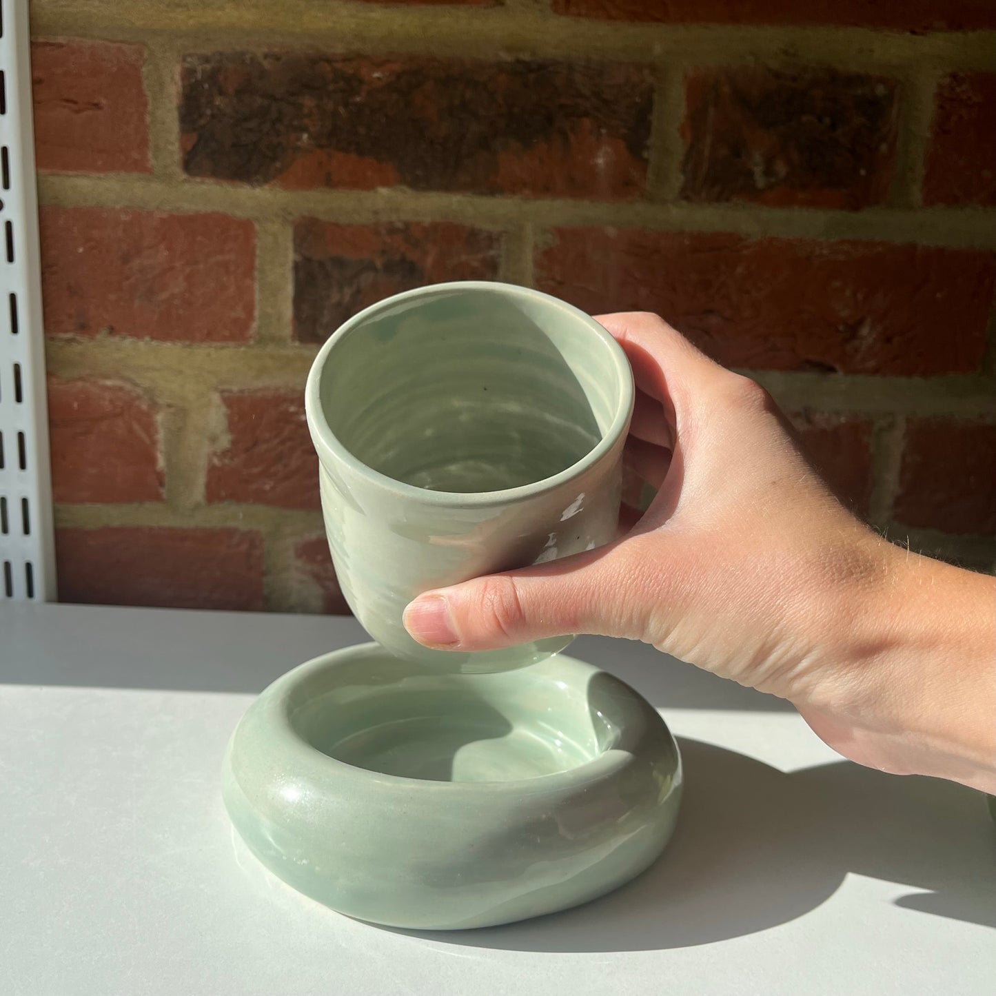 Eucalyptus Bubble Cup & Saucer