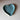 Sample blue heart dish