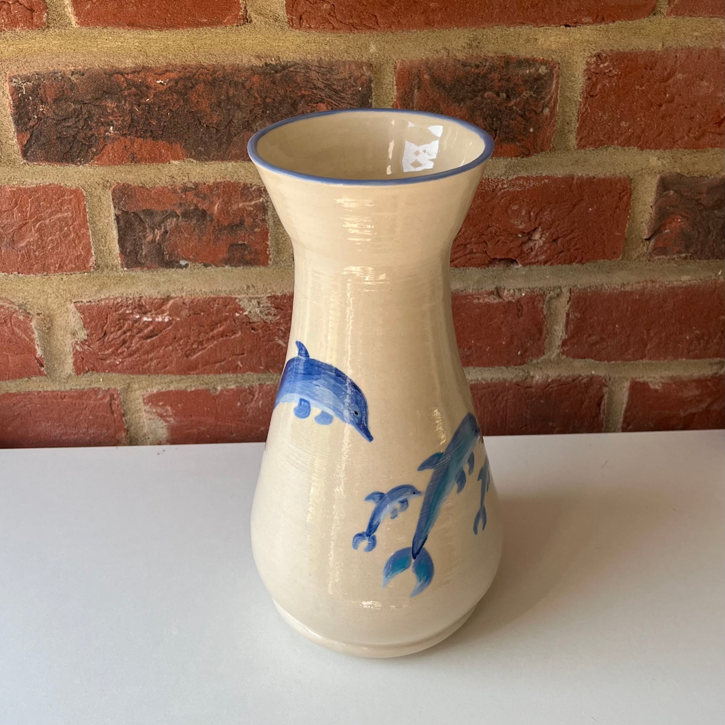 Dolphin and Calf Vase