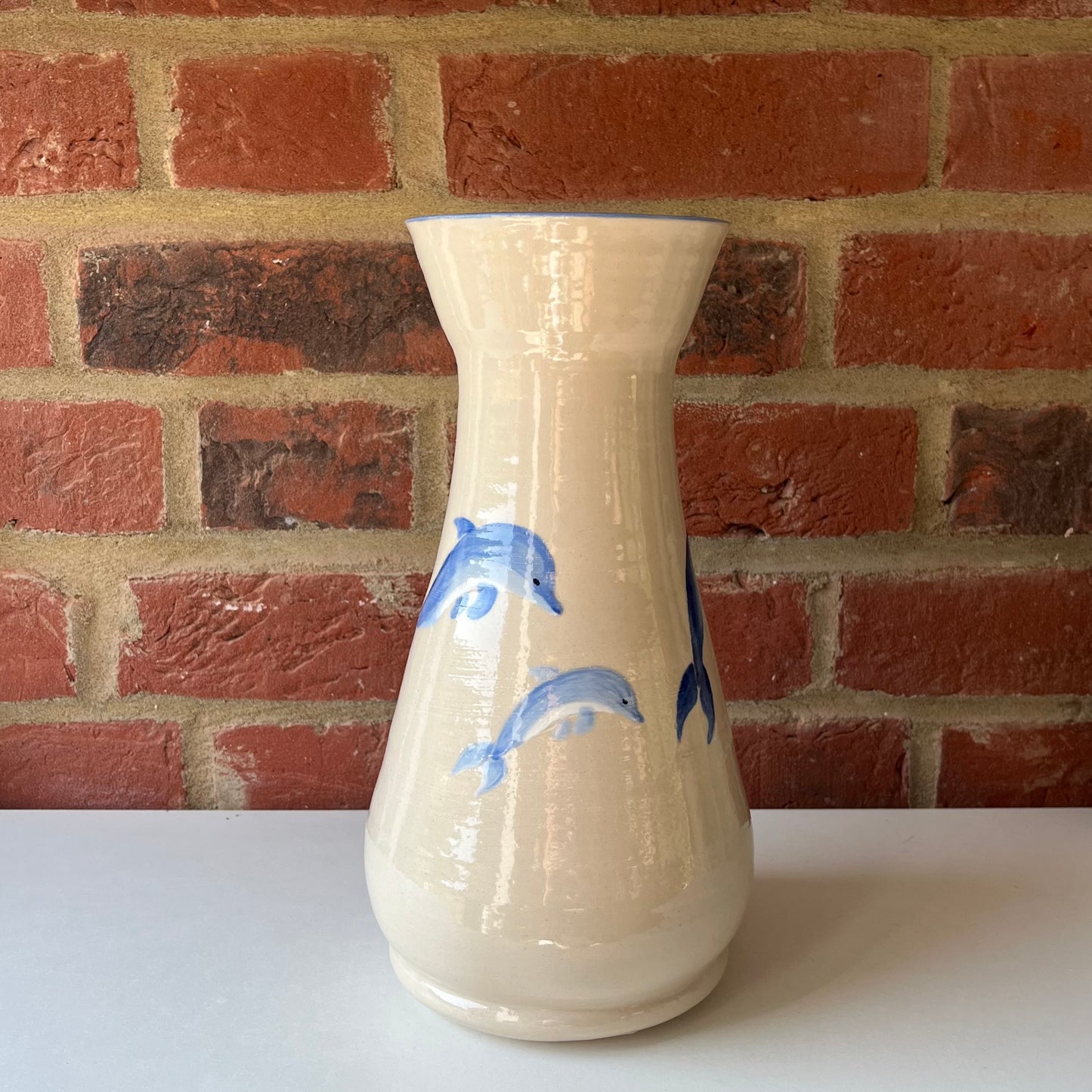 Dolphin and Calf Vase