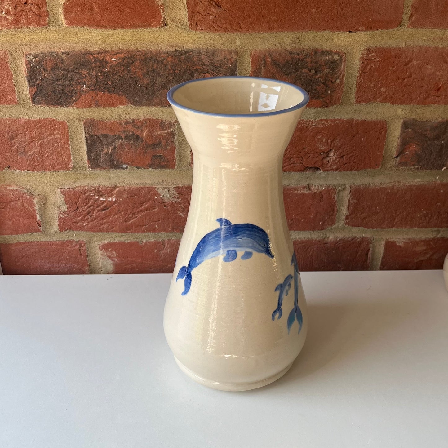 Dolphin and Calf Vase