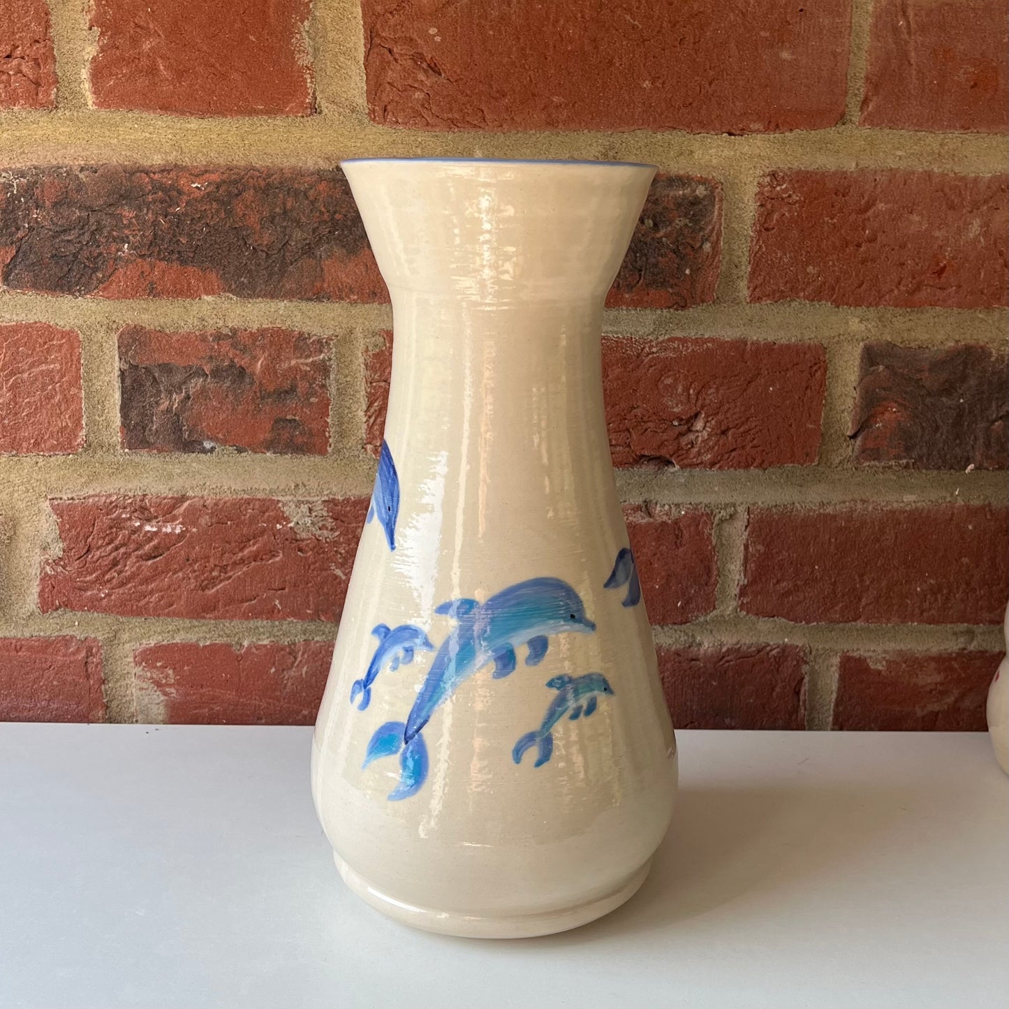 Dolphin and Calf Vase