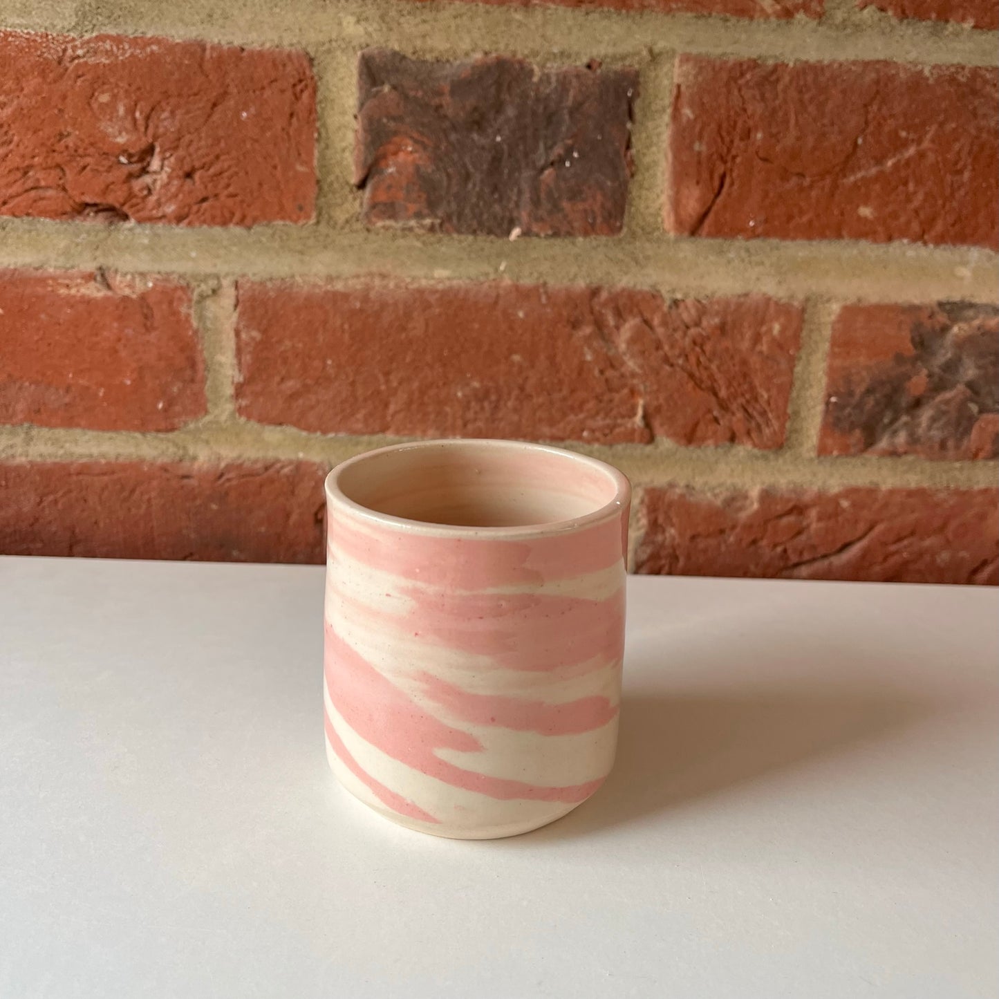 Pink Swirl Espresso Cup