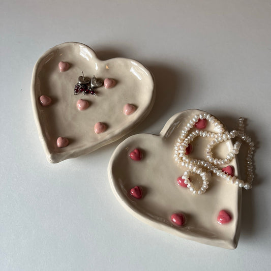 Imperfect Puffy Hearts Heart Trinket Dish