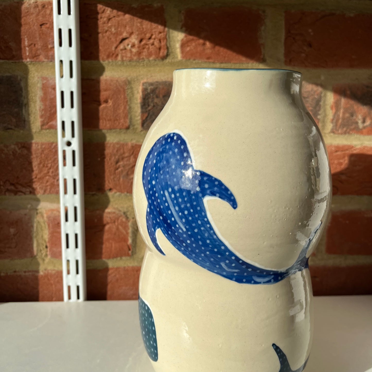 Large Whale Shark Vase