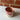 Imperfect red swirl heart espresso cup