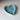 Sample blue heart dish