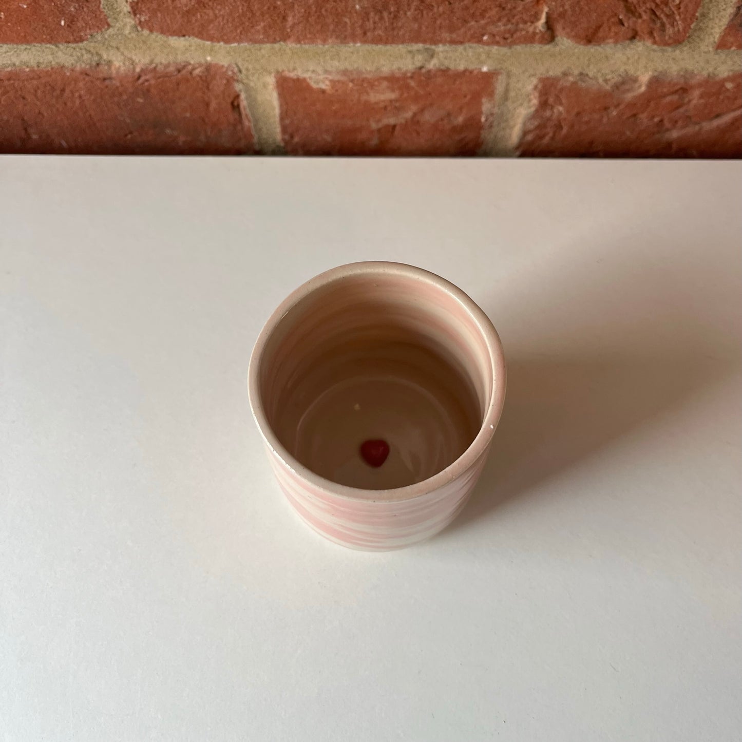 Pink Swirl Espresso Cup