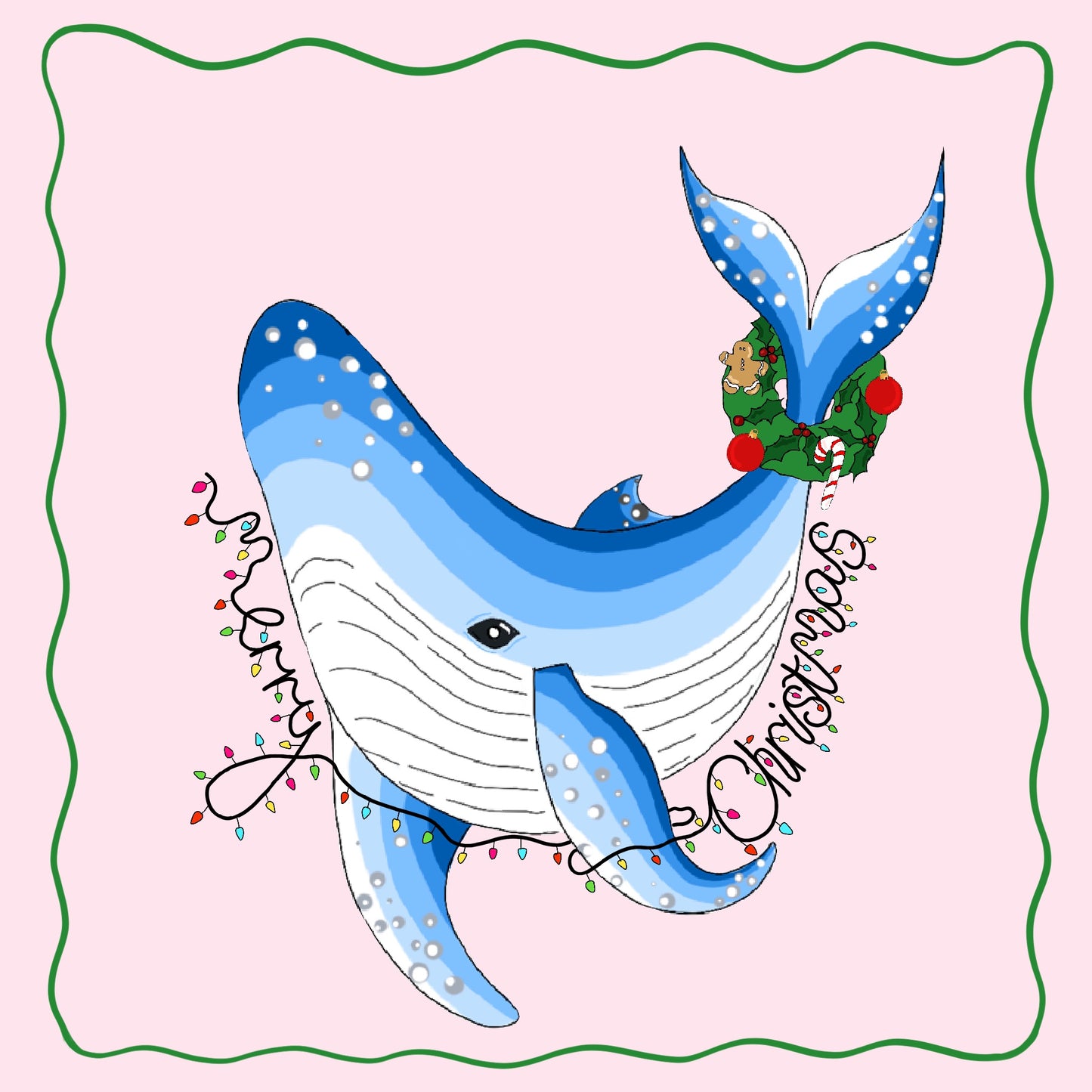 Whale Christmas cards