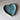 Sample blue heart dish