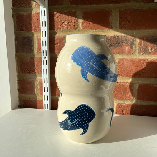 Large Whale Shark Vase