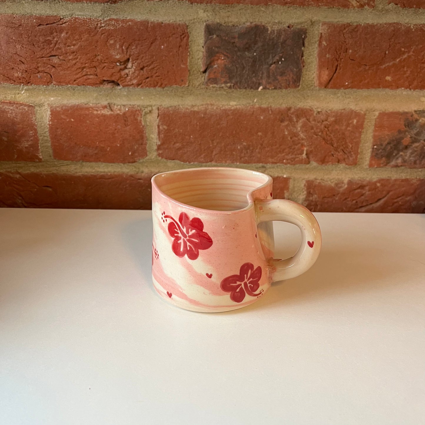 Hibiscus Swirl Mug