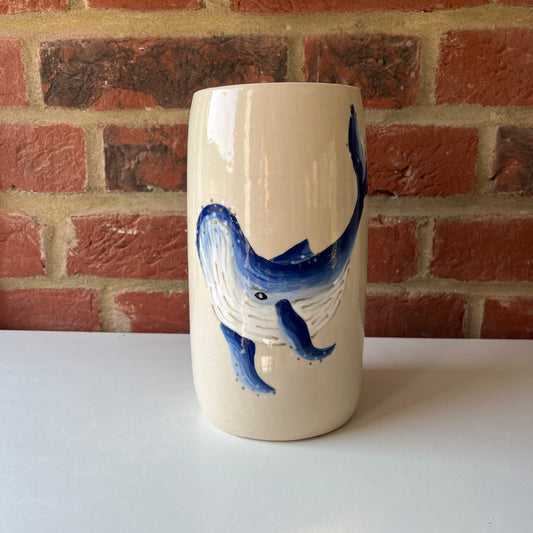 Singular Humpback Whale Vase