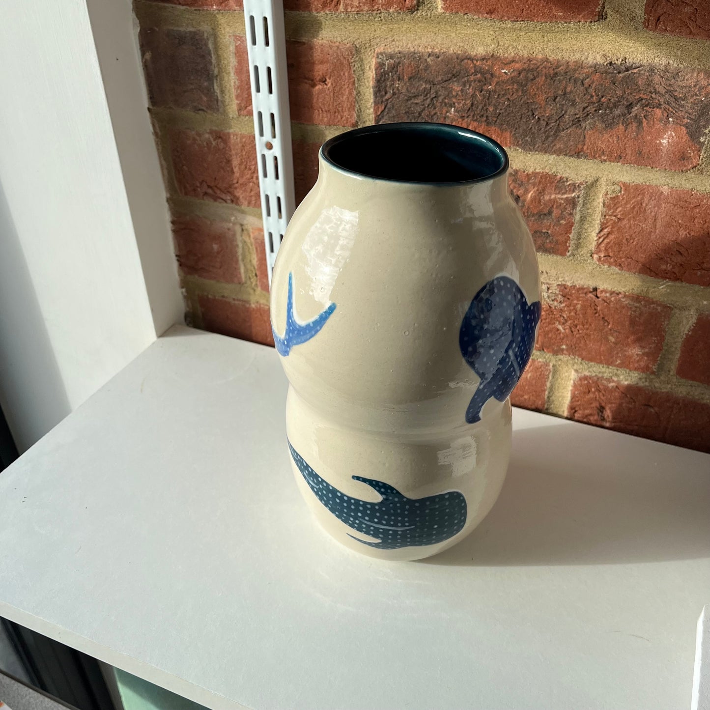 Large Whale Shark Vase