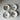 Blue on white Ark Clam Trinket Dish