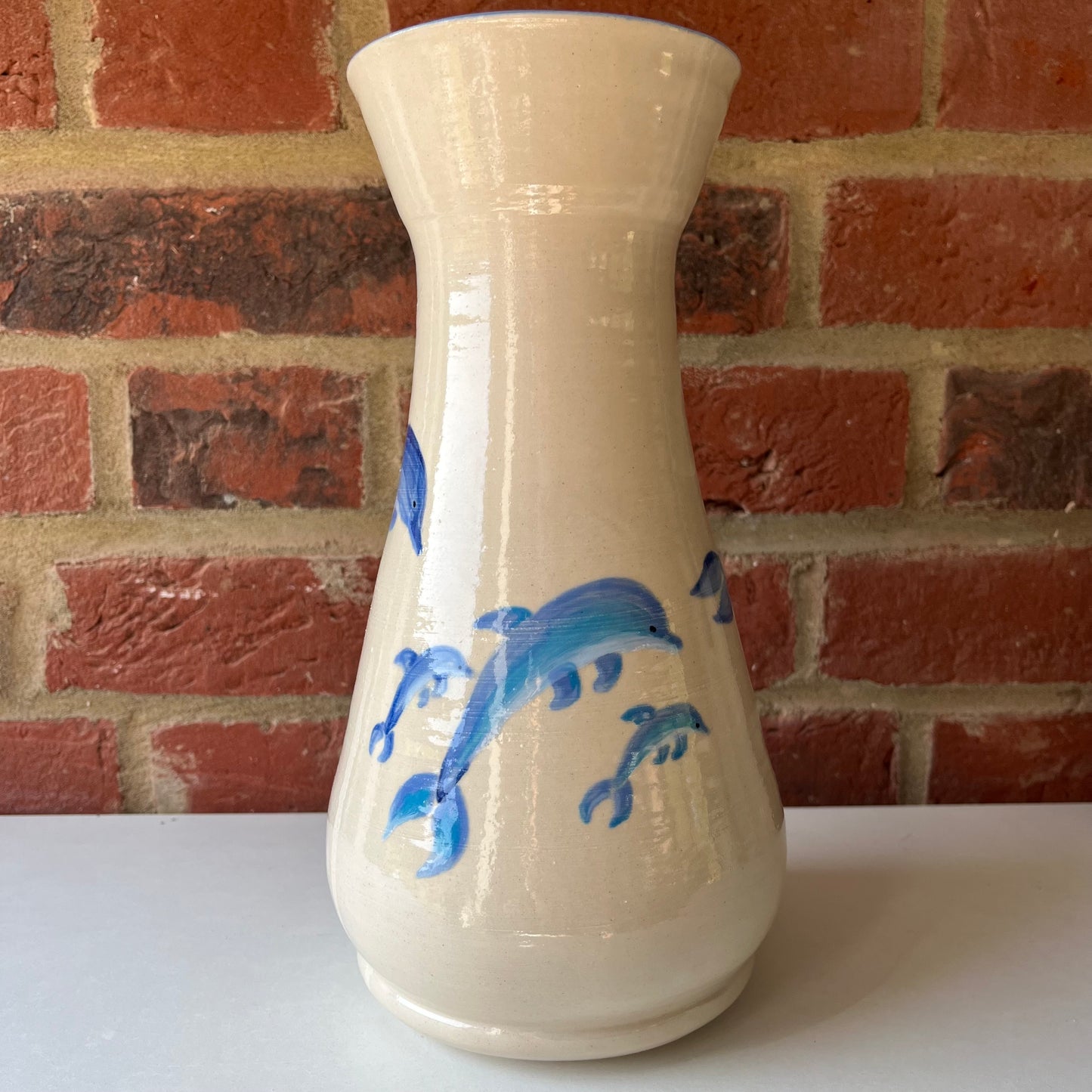 Dolphin and Calf Vase