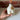 sample polka dot oil pourer (brown on white)