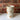 sample polka dot vase - brown on white