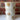 sample polka dot vase - brown on white