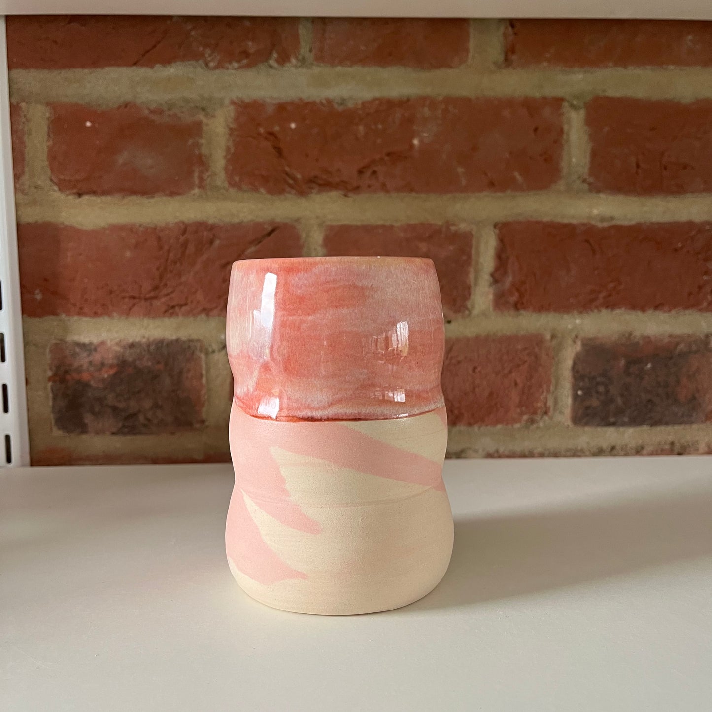 Sample pink swirly large cup