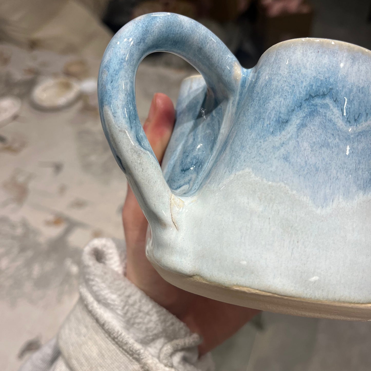 Blue Heart Mug