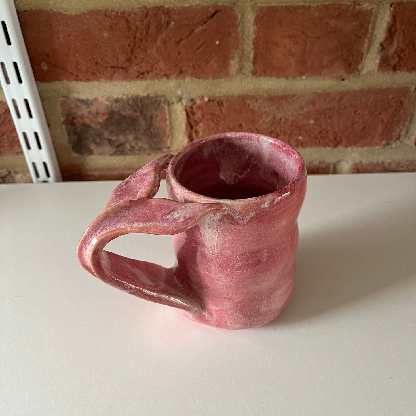 Sample Pink whale tail mug