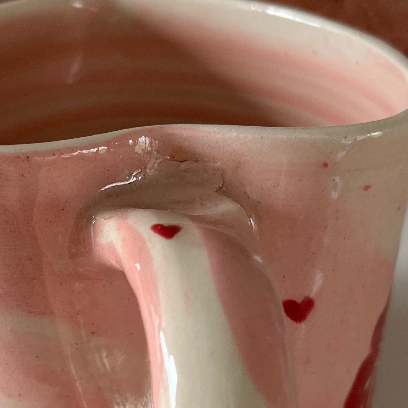 Imperfect Hibiscus Swirl Mug