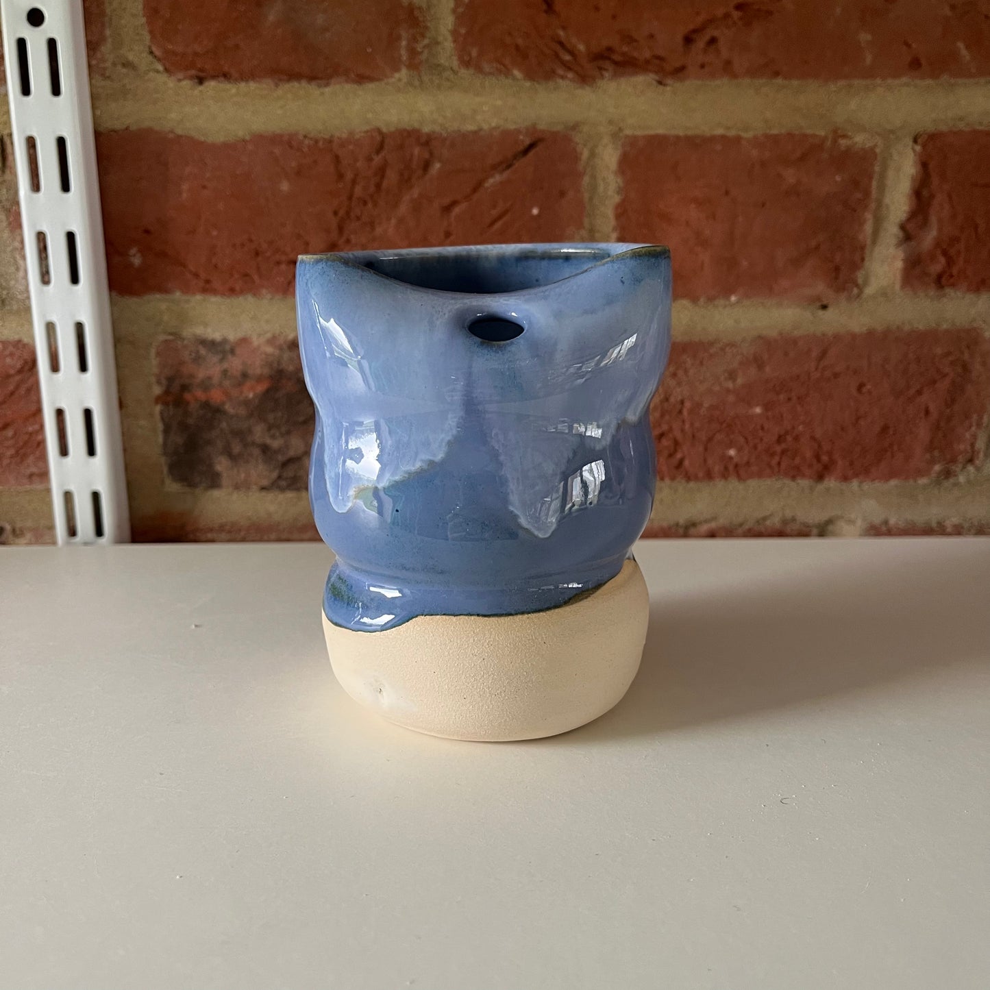 Imperfect indigo straw cup