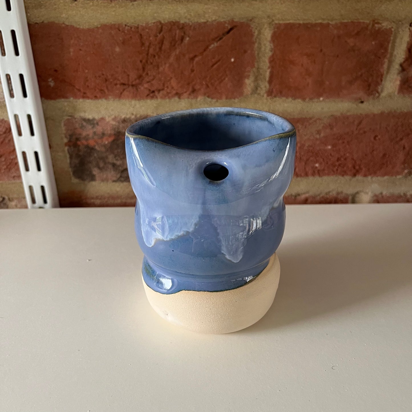 Imperfect indigo straw cup