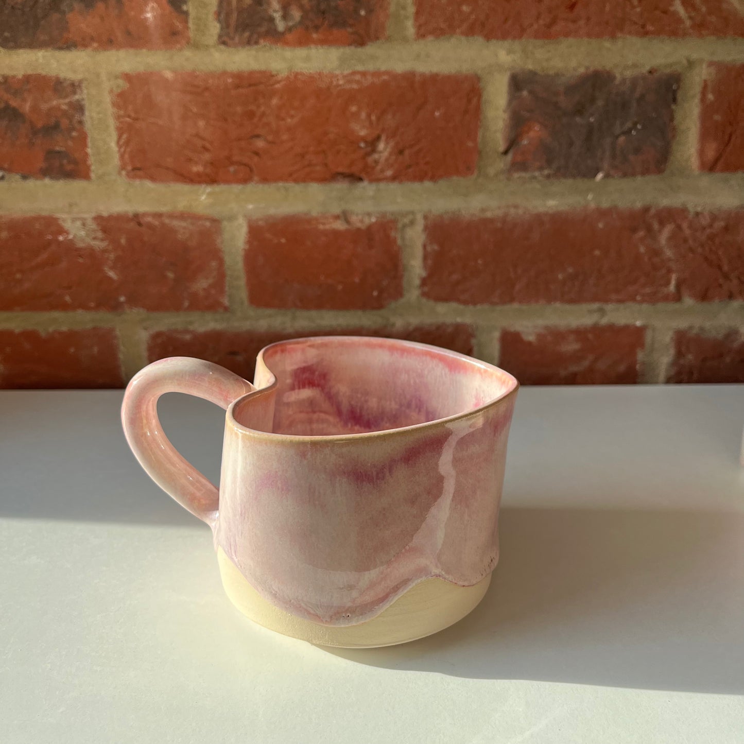 Imperfect Blossom sample heart mug 2