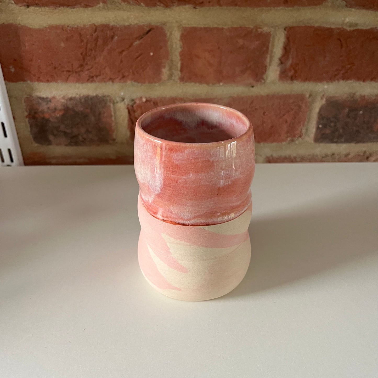 Sample pink swirly large cup