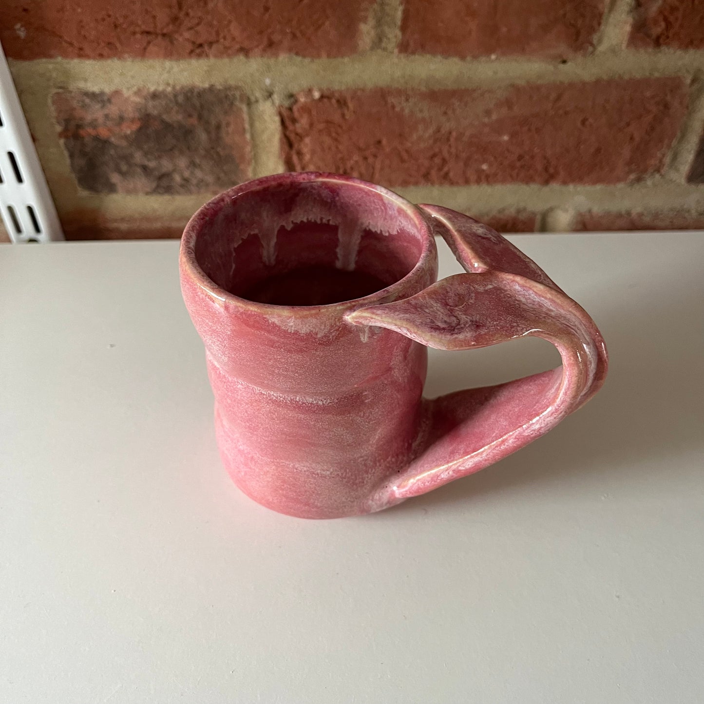 Sample Pink whale tail mug