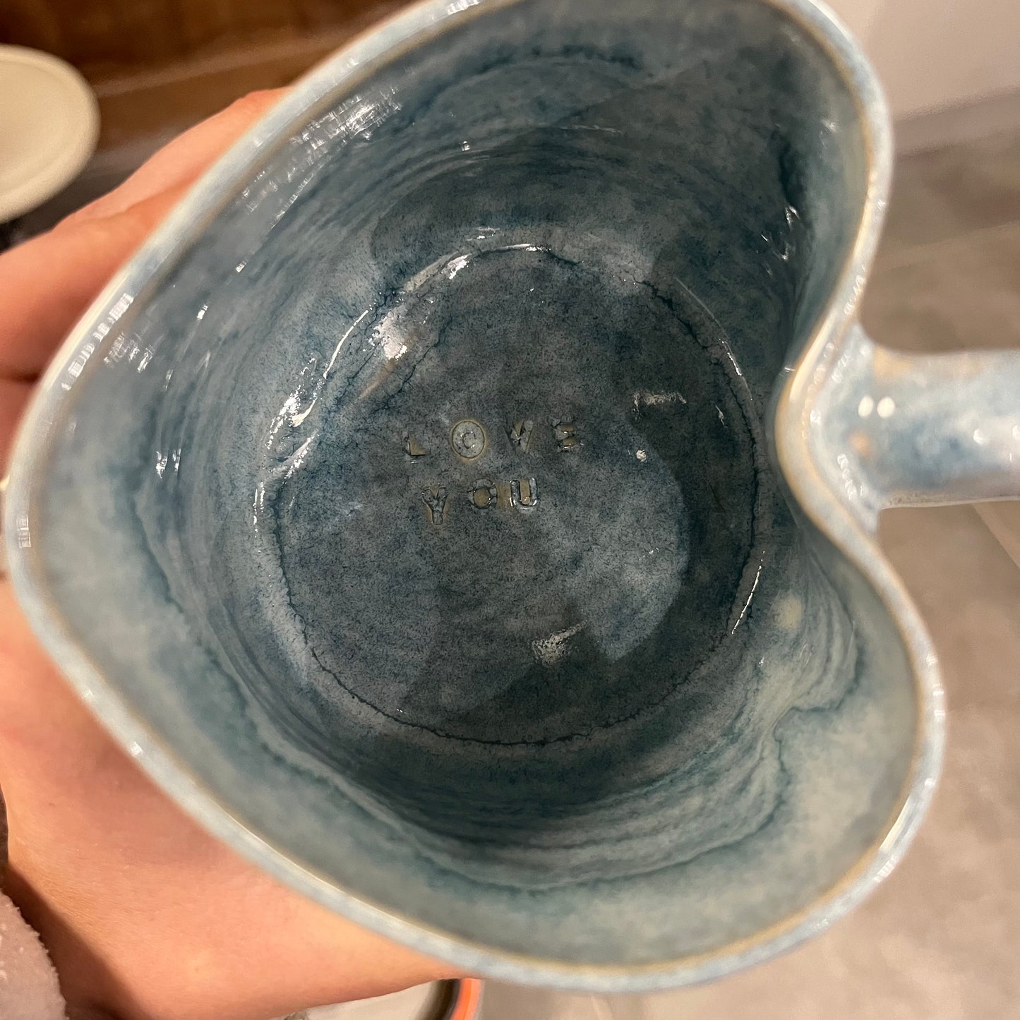 Blue Heart Mug