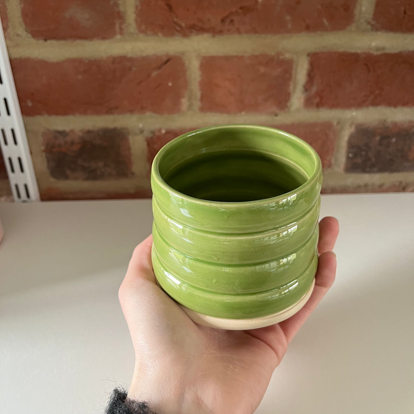 Wasabi bubble sample cup