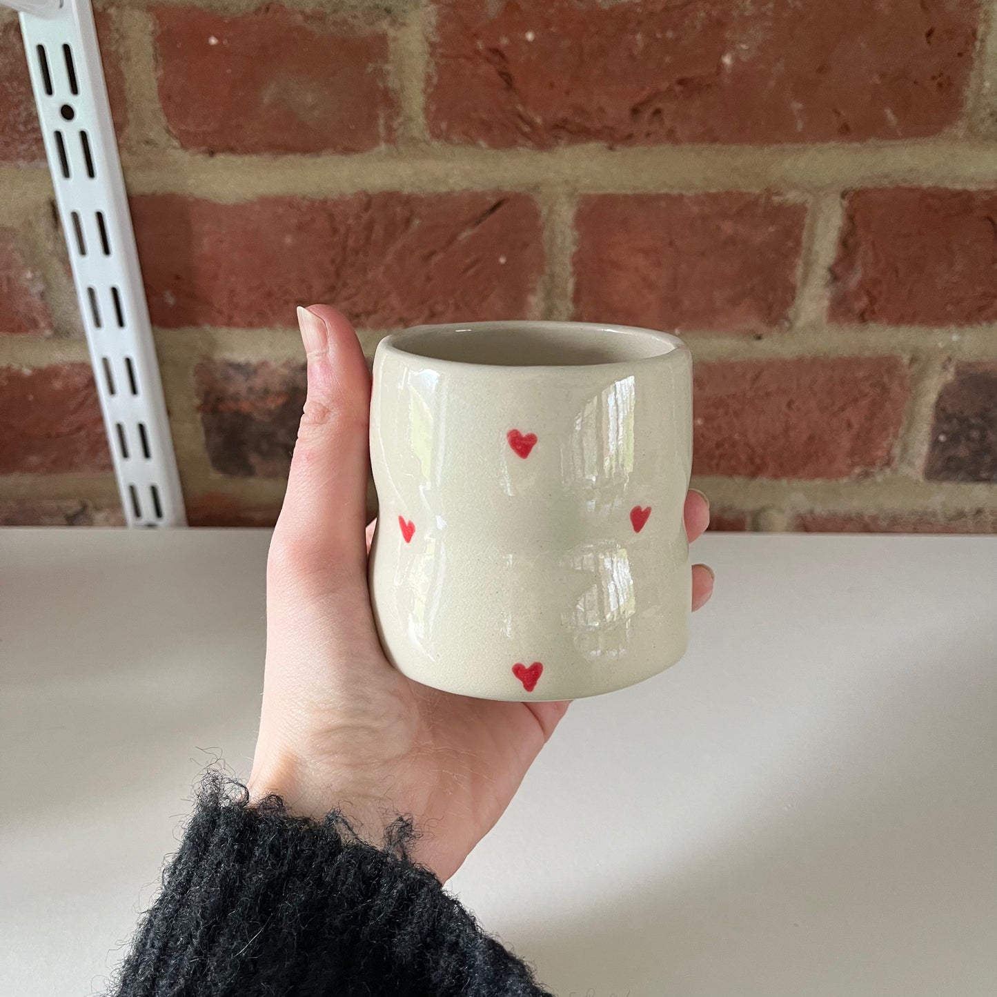 Imperfect heart cup