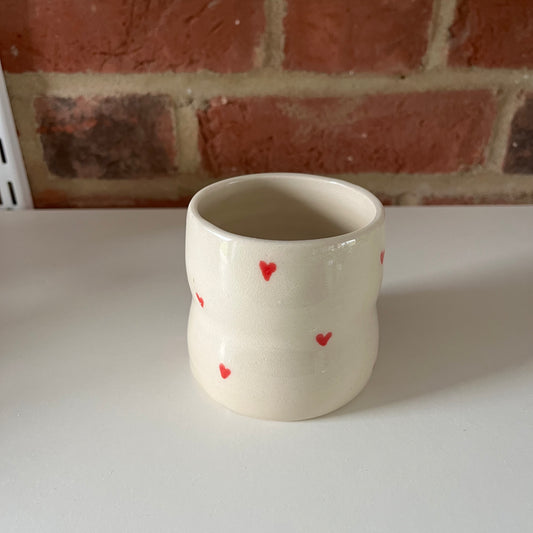 Imperfect heart cup