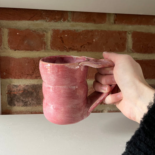 Sample Pink whale tail mug